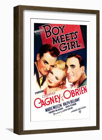 Boy Meets Girl-null-Framed Art Print