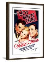 Boy Meets Girl-null-Framed Art Print