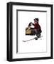 Boy Meets His Dog-Norman Rockwell-Framed Art Print