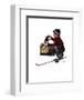 Boy Meets His Dog-Norman Rockwell-Framed Art Print