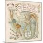 Boy Meets Mermaid-Walter Crane-Mounted Art Print