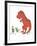 Boy Meets T Rex-Designs Sweet Melody-Framed Art Print