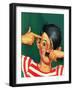 "Boy Mimicking Hitler," January 23, 1943-Mat Kauten-Framed Premium Giclee Print