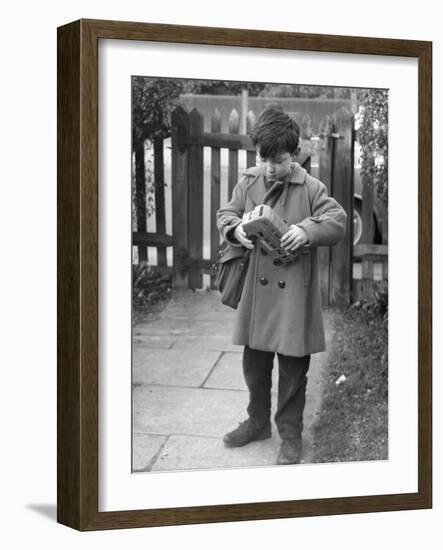 Boy, Model Bus-Gill Emberton-Framed Photographic Print