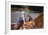 Boy Mounting Horse-William P. Gottlieb-Framed Photographic Print