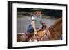 Boy Mounting Horse-William P. Gottlieb-Framed Photographic Print