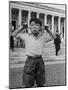 Boy Mugging For the Camera Outside the Toledo Art Museum-Alfred Eisenstaedt-Mounted Photographic Print