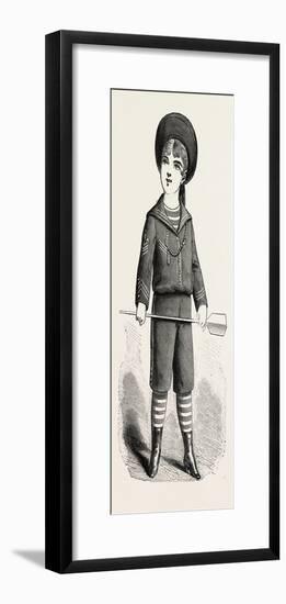 Boy of Four Front, Fashion, 1882-null-Framed Giclee Print