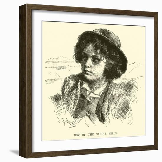 Boy of the Sabine Hills-null-Framed Giclee Print
