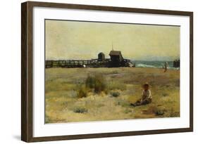 Boy on a Beach, 1884-Walter Frederick Osborne-Framed Giclee Print