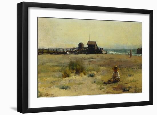 Boy on a Beach, 1884-Walter Frederick Osborne-Framed Giclee Print