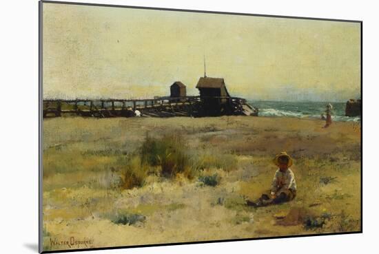 Boy on a Beach, 1884-Walter Frederick Osborne-Mounted Giclee Print