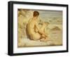 Boy on a Beach, 1912-Henry Scott Tuke-Framed Giclee Print