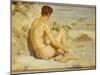 Boy on a Beach, 1912-Henry Scott Tuke-Mounted Giclee Print