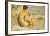 Boy on a Beach, 1912-Henry Scott Tuke-Framed Giclee Print