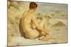 Boy on a Beach, 1912-Henry Scott Tuke-Mounted Giclee Print