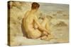 Boy on a Beach, 1912-Henry Scott Tuke-Stretched Canvas