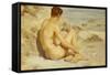 Boy on a Beach, 1912-Henry Scott Tuke-Framed Stretched Canvas