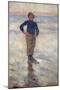 Boy on a Beach (Oil on Panel)-Stanhope Alexander Forbes-Mounted Giclee Print
