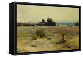 Boy on a Beach-Walter Osborne-Framed Stretched Canvas