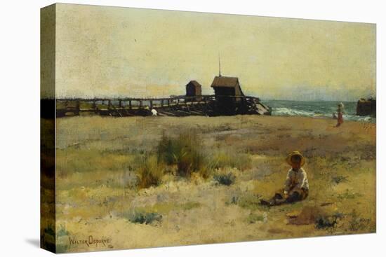 Boy on a Beach-Walter Osborne-Stretched Canvas