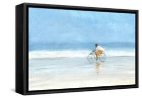 Boy on a Bike 1, 2015-Lincoln Seligman-Framed Stretched Canvas