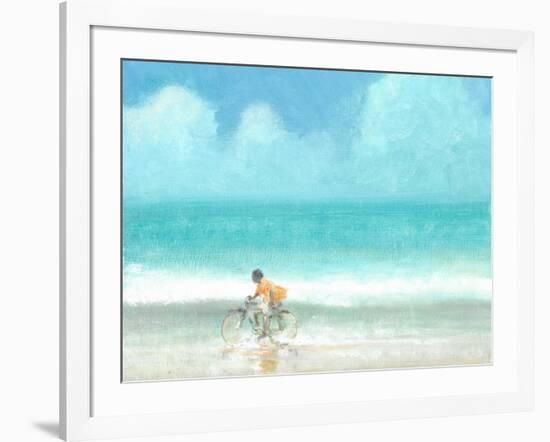 Boy on a Bike, 2015-Lincoln Seligman-Framed Giclee Print