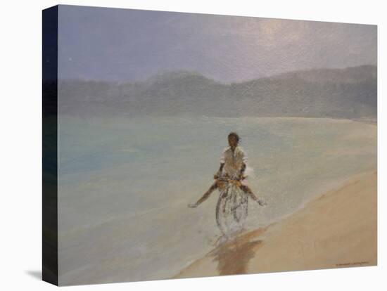 Boy on a Bike-Lincoln Seligman-Stretched Canvas