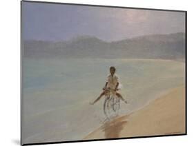 Boy on a Bike-Lincoln Seligman-Mounted Giclee Print