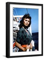 Boy on a Dolphin 1957 Directed by Jean Negulesco Sophia Loren-null-Framed Photo