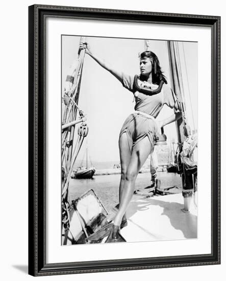 Boy on a Dolphin, 1957-null-Framed Photographic Print