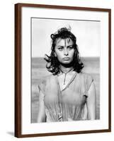 Boy on a Dolphin, Sophia Loren, 1957-null-Framed Photo