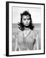 Boy on a Dolphin, Sophia Loren, 1957-null-Framed Photo