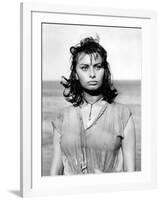 Boy on a Dolphin, Sophia Loren, 1957-null-Framed Photo