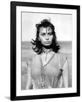 Boy on a Dolphin, Sophia Loren, 1957-null-Framed Photo