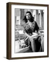 Boy on a Dolphin, Sophia Loren, 1957-null-Framed Photo