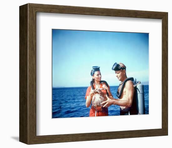 Boy on a Dolphin-null-Framed Photo