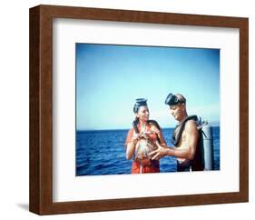 Boy on a Dolphin-null-Framed Photo