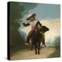 Boy on a Ram, 1786-87-Francisco de Goya-Stretched Canvas