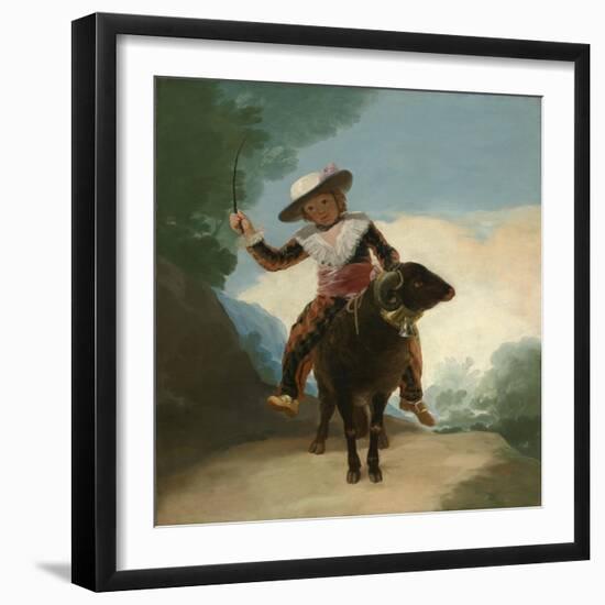 Boy on a Ram, 1786-87-Francisco de Goya-Framed Giclee Print