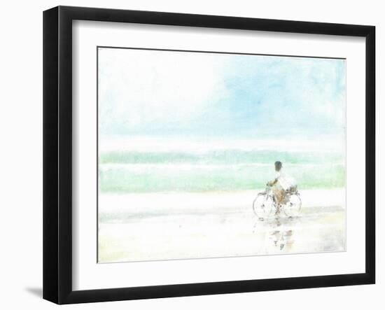 Boy on Bicycle-Lincoln Seligman-Framed Giclee Print