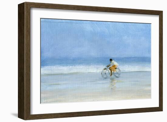 Boy on Bicycle-Lincoln Seligman-Framed Giclee Print