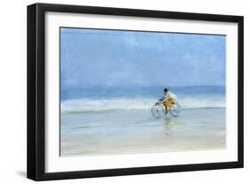 Boy on Bicycle-Lincoln Seligman-Framed Giclee Print