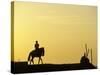 Boy on Horseback at the Beach Village of M! Ncora, in Northern Peru-Andrew Watson-Stretched Canvas