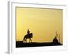 Boy on Horseback at the Beach Village of M! Ncora, in Northern Peru-Andrew Watson-Framed Photographic Print