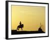 Boy on Horseback at the Beach Village of M! Ncora, in Northern Peru-Andrew Watson-Framed Photographic Print