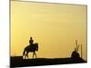 Boy on Horseback at the Beach Village of M! Ncora, in Northern Peru-Andrew Watson-Mounted Photographic Print