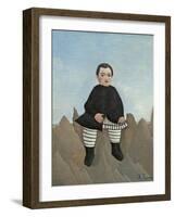 Boy on the Rocks, 1895-97-Henri Rousseau-Framed Giclee Print