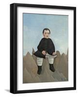 Boy on the Rocks, 1895-97-Henri Rousseau-Framed Giclee Print
