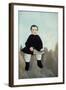 Boy on the Rocks-Henri Rousseau-Framed Art Print